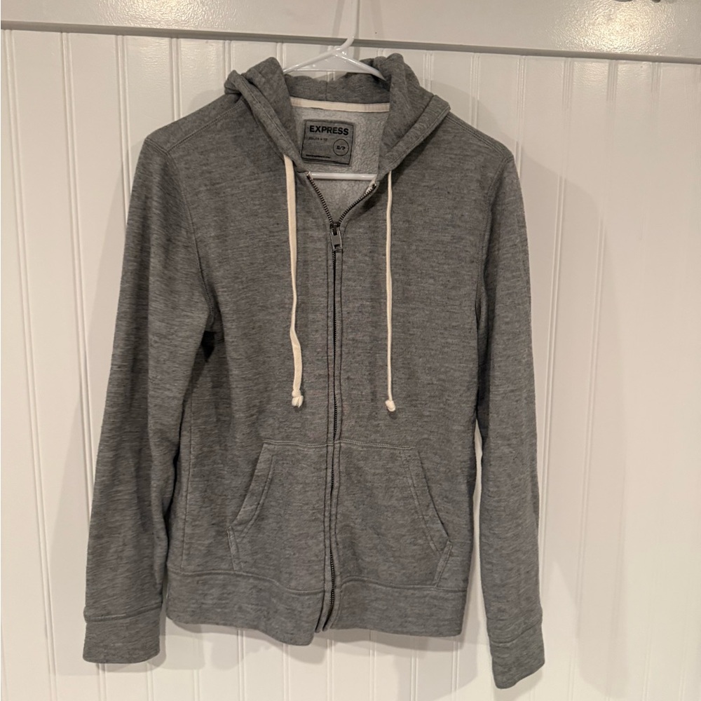 Express Heather Gray Knit Fabric